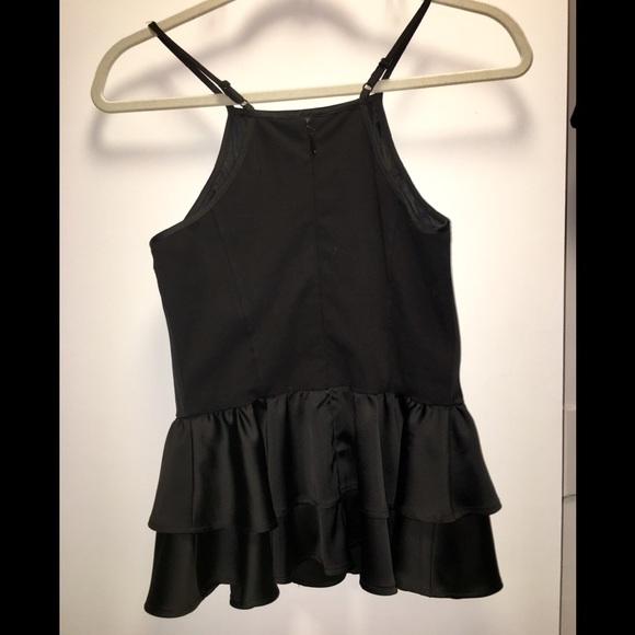 Bebe Peplum Sparkle Top - Picture 2 of 4